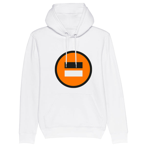 Stephen Lawrence Day Hoodie – White Hoodie, Logo with Black Stroke